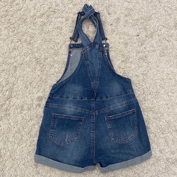Jean Short Overalls - Picture 2 of 2
